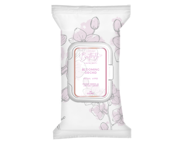 Facial wipes- Blooming Orchid